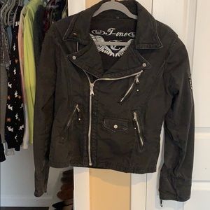 Edgy black jacket